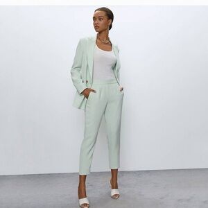 Aritzia Babaton Light Green Conan Pant